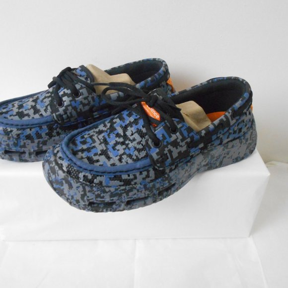 Soft Science Boat Shoe Navy Camo Size 8 - Picture 2 of 6